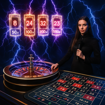 Betsomnia - Lightning Roulette Live Casino - Live Dealer Game